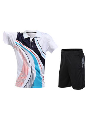 休閑運動服(藍/白)