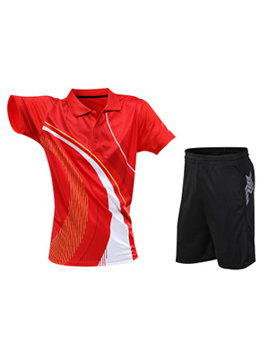 休閑運動服(紅/白)